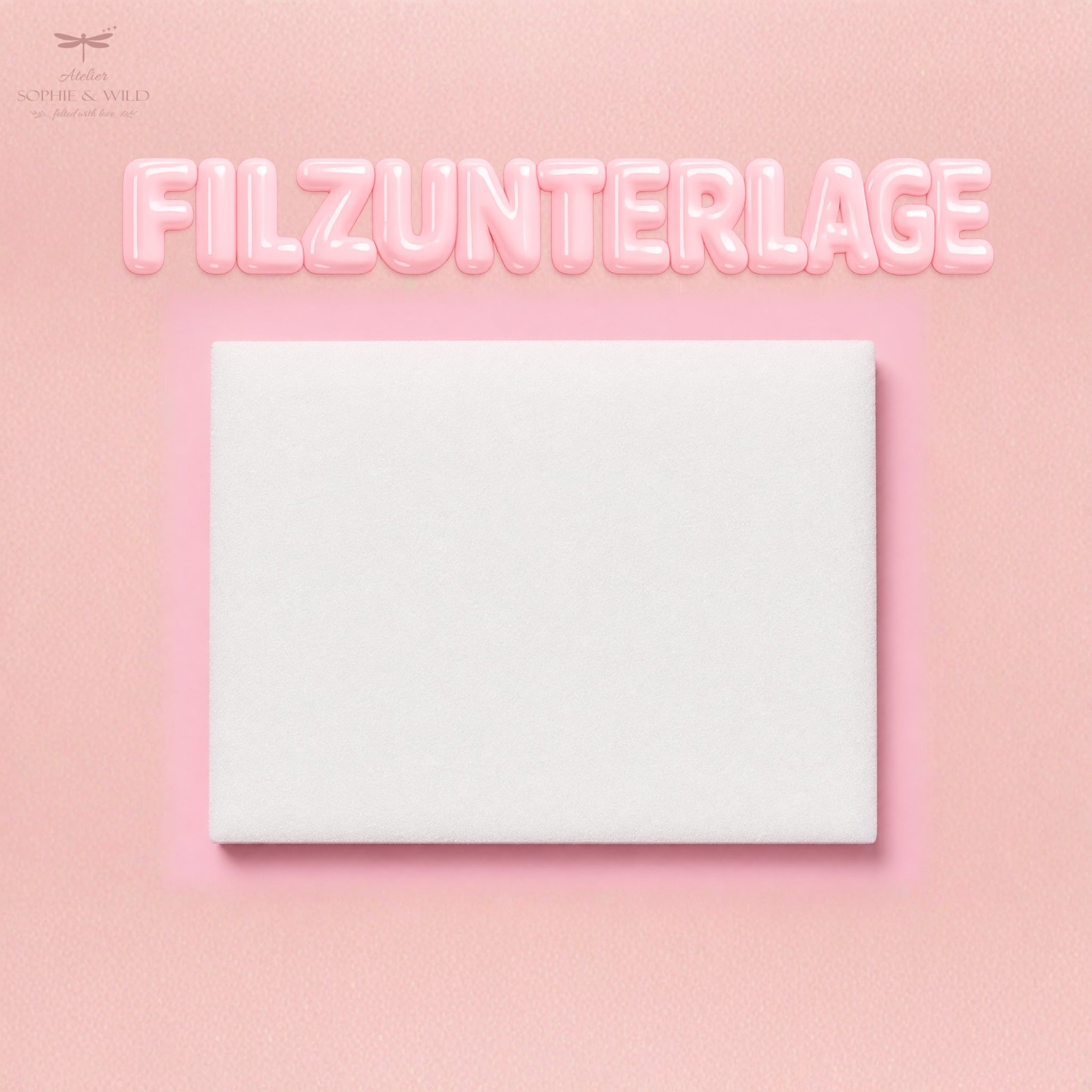 Filzunterlage aus Schaumstoff