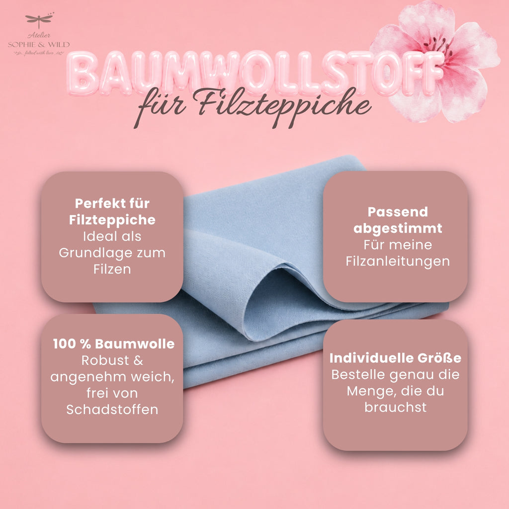 Baumwollstoff für Filzteppiche