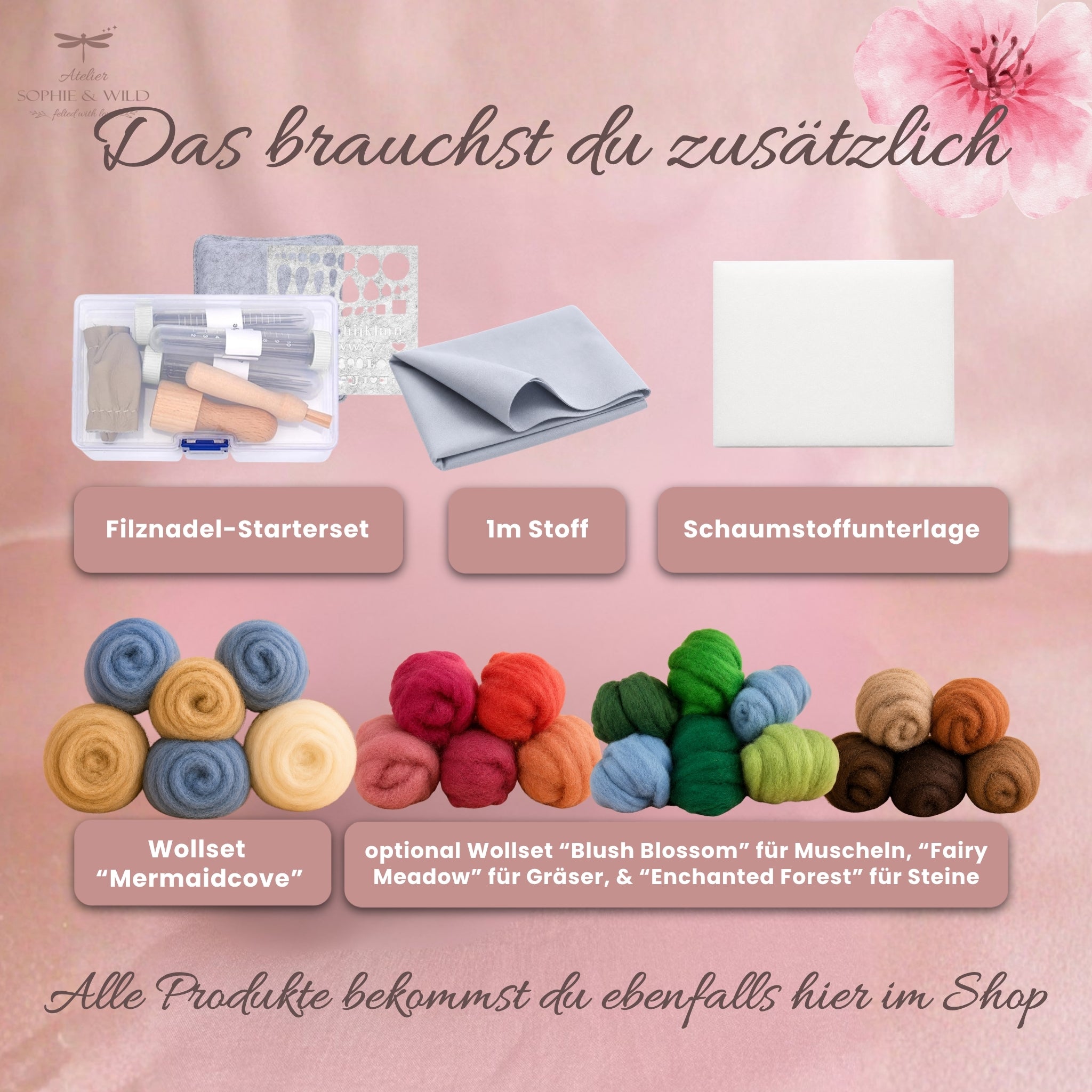 DIY Filzteppich Anleitung Mermaid Cove – Trockenfilzen | PDF | Für Anfänger